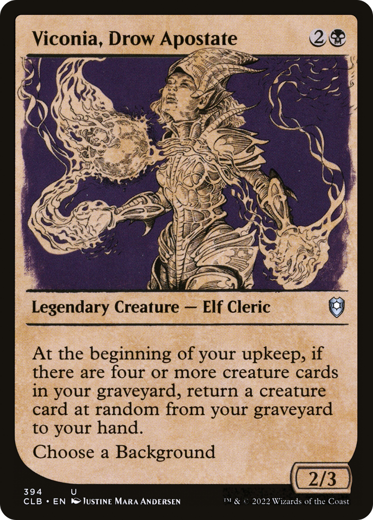 Viconia, Drow Apostate - Showcase [Commander Legends: Battle for Baldur's Gate]