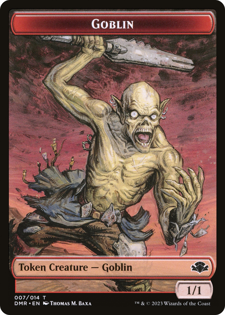 Goblin (TDMR-007) [Dominaria Remastered Tokens] Foil