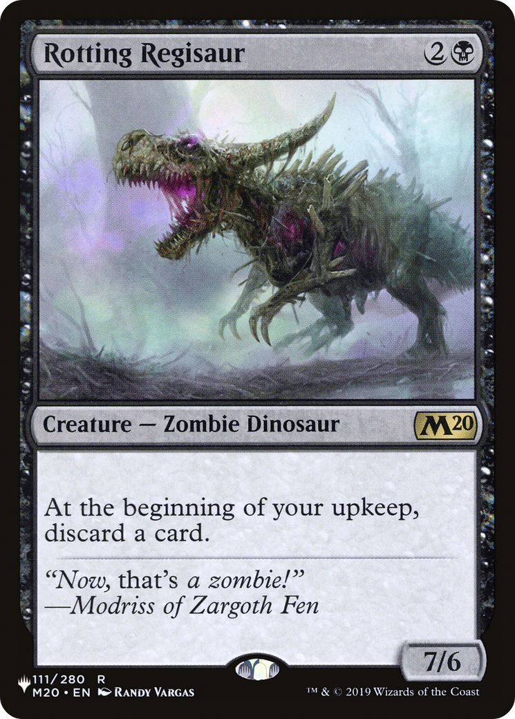 Rotting Regisaur (LIST-111/280) [The List]