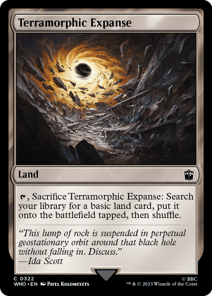Terramorphic Expanse (WHO-322) [Doctor Who] Foil