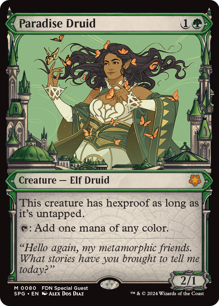 Paradise Druid (Showcase) (SPG-080) [Special Guests] Foil