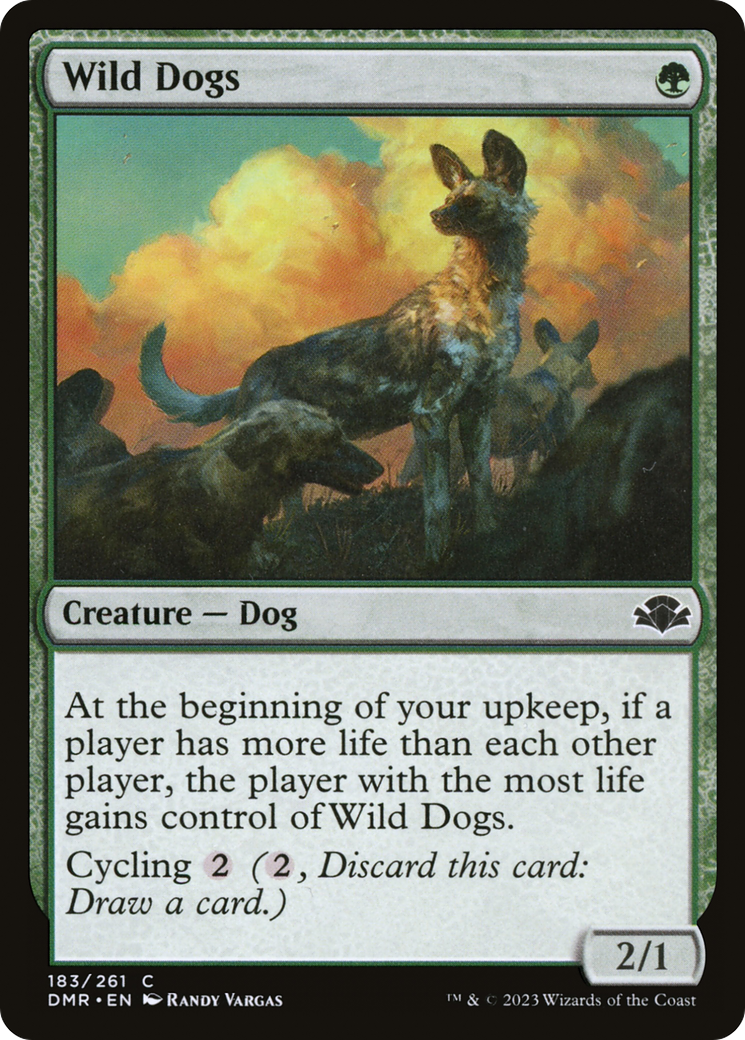 Wild Dogs - Foil [Dominaria Remastered]