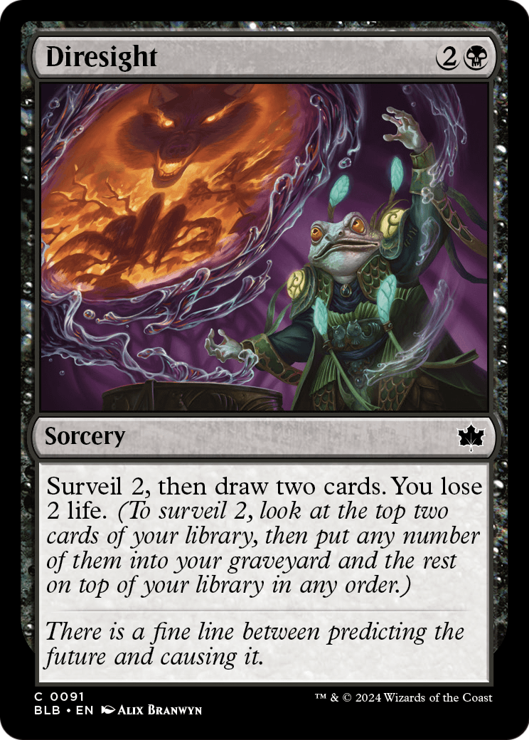 Diresight (BLB-091) [Bloomburrow] Foil