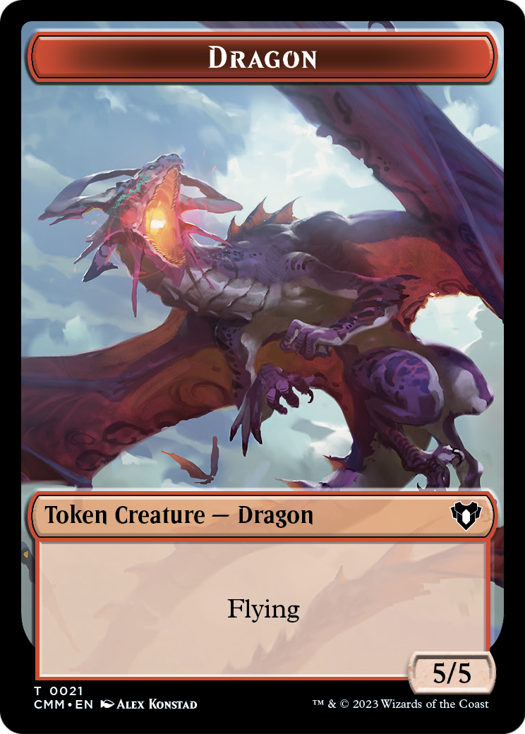 Dragon (TCMM-021) [Commander Masters Tokens]