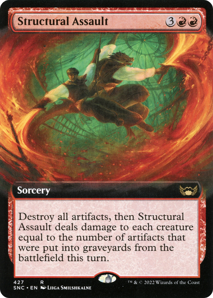 Structural Assault (Extended Art) (SNC-427) [Streets of New Capenna] Foil