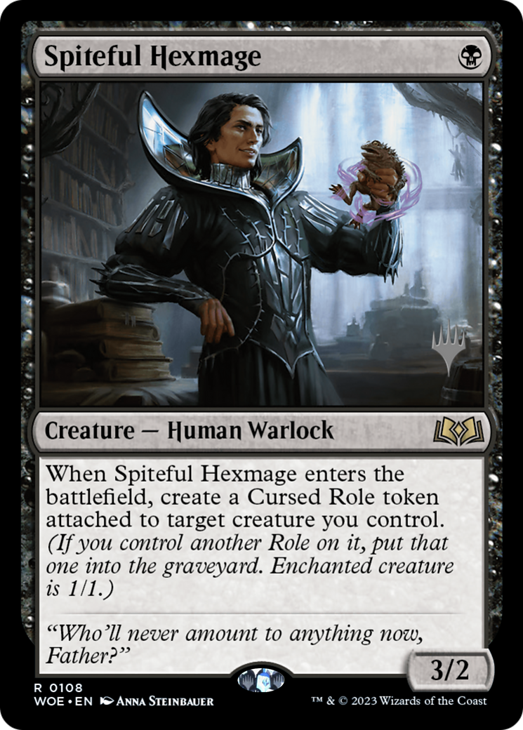 Spiteful Hexmage (PPWOE-108) [Promo Pack: Wilds of Eldraine Promos]