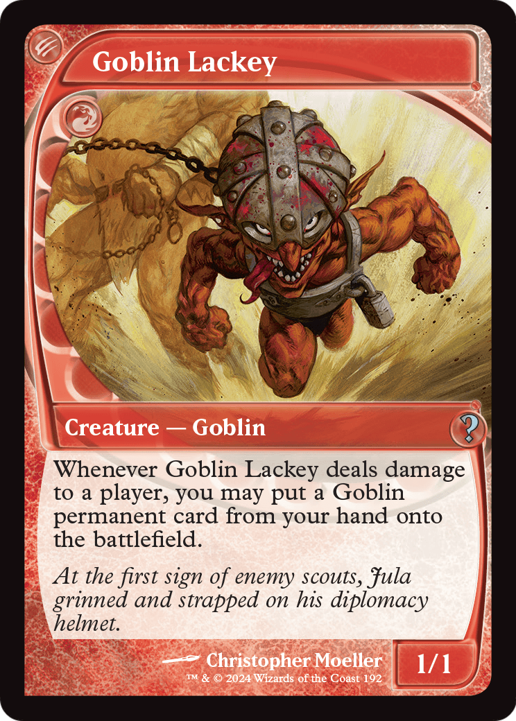 Goblin Lackey (Future Sight) (MB2-192) [Mystery Booster 2]