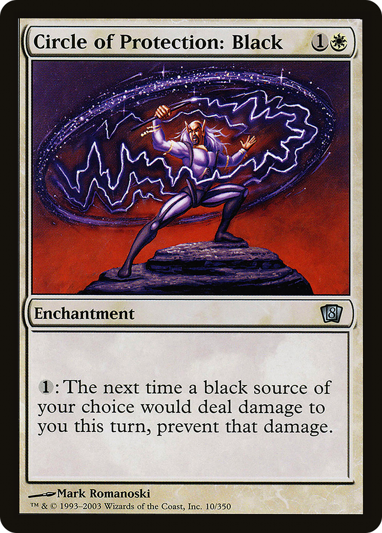 Circle of Protection: Black (8ED-010) [8th Edition]
