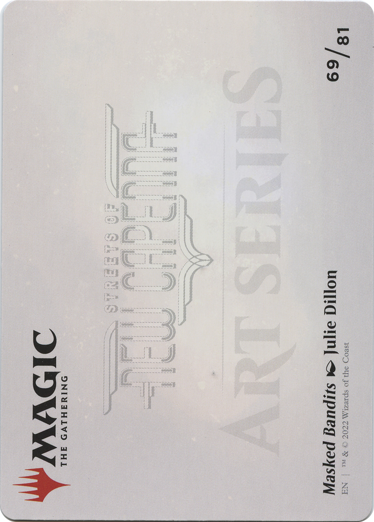 Masked Bandits // Masked Bandits (ASNC-069) (Borderless) [New Capenna Art Series] Foil