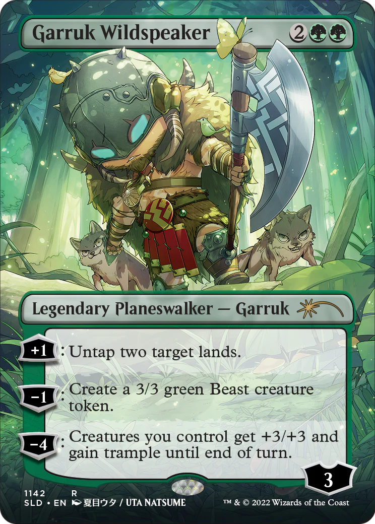 Garruk Wildspeaker (Borderless) (SLD-1142) [Secret Lair Drop] Foil