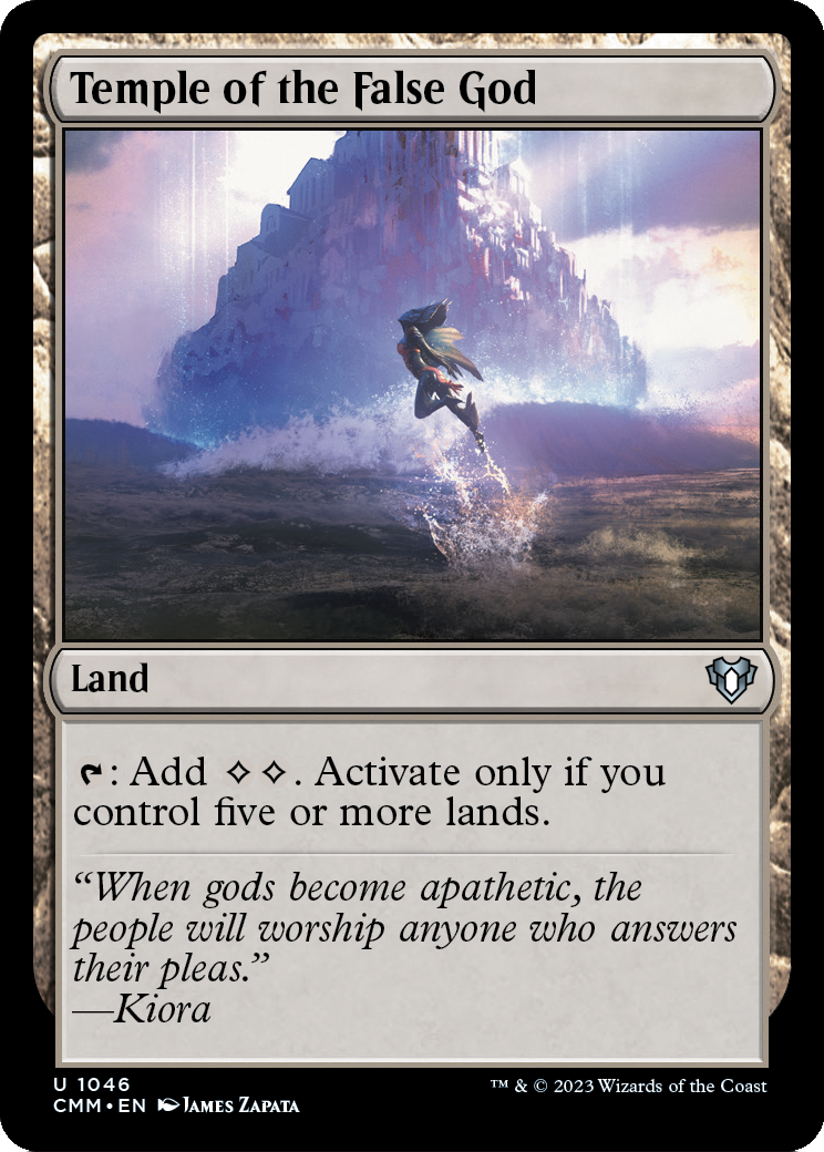 Temple of the False God (CMM-1046) [Commander Masters]