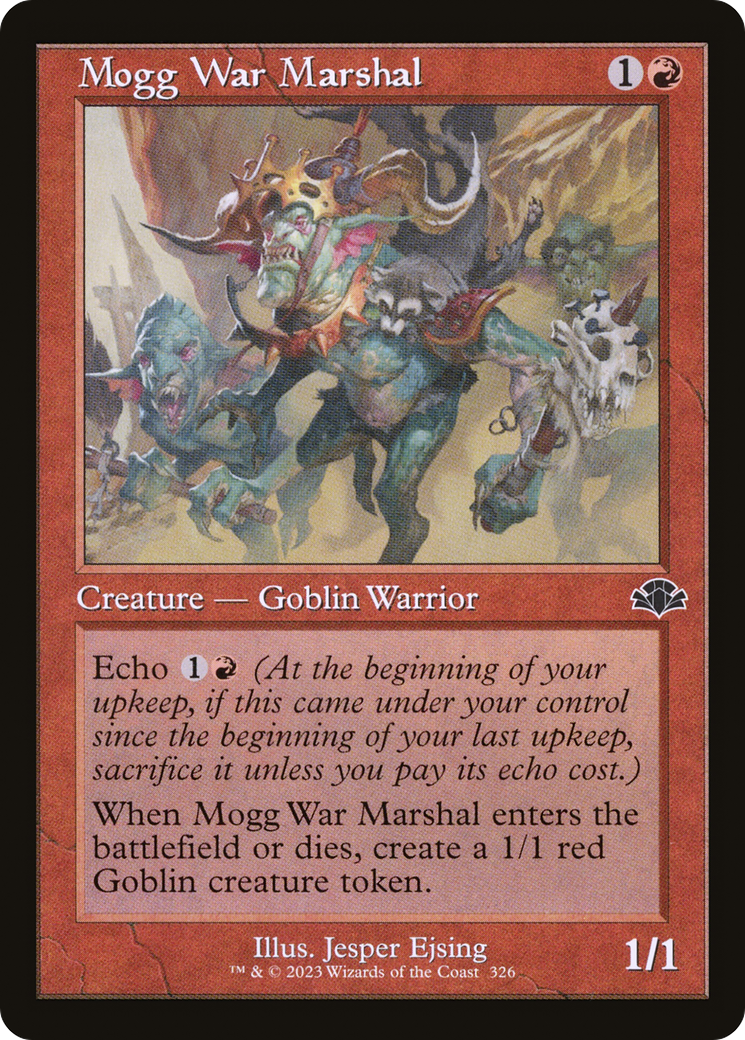 Mogg War Marshal (Retro Frame) (DMR-326) [Dominaria Remastered]