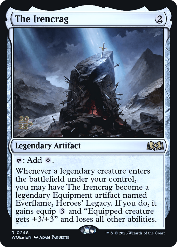 The Irencrag (PRE-248) [Wilds of Eldraine Promos] Foil