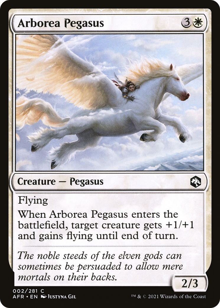 Arborea Pegasus - Foil [Adventures in the Forgotten Realms]