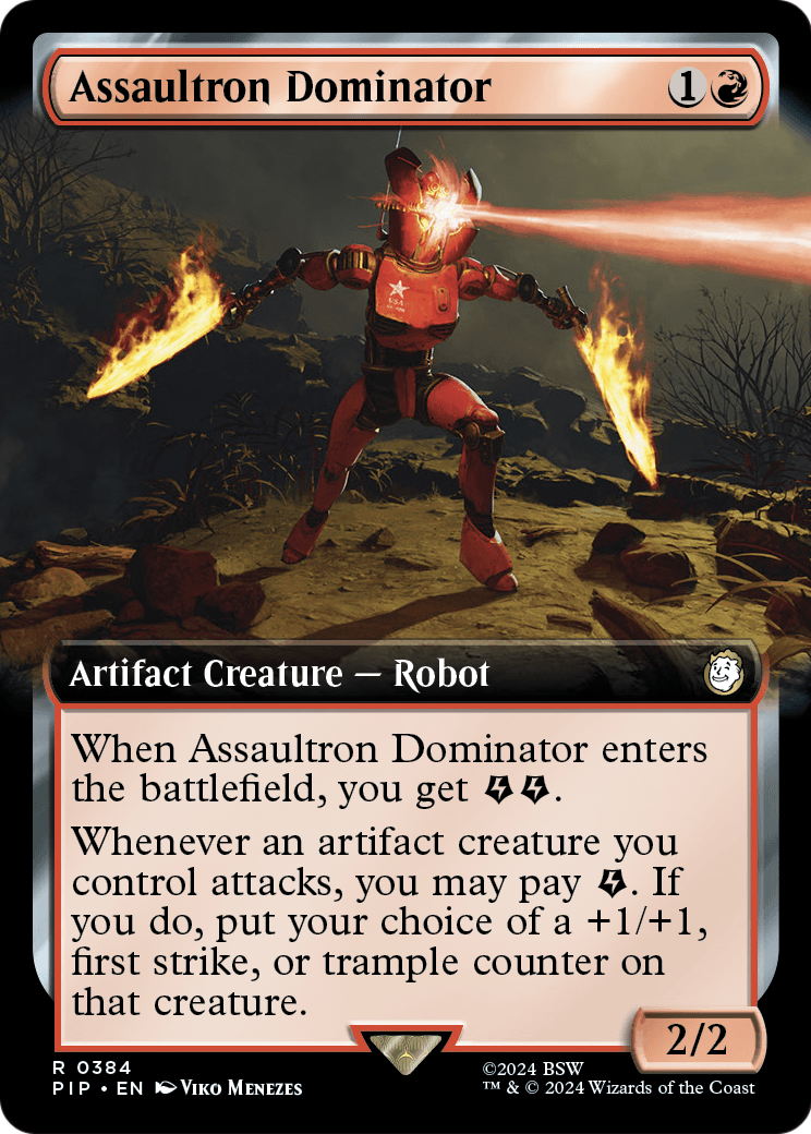 Assaultron Dominator (Extended Art) (PIP-384) [Fallout]