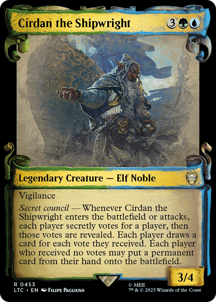 Cirdan the Shipwright (Showcase Scrolls) (LTC-453) [Tales of Middle-earth Commander]
