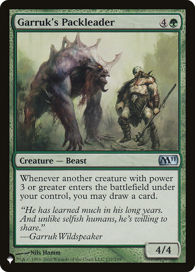 Garruk's Packleader (LIST-177/249) [The List]