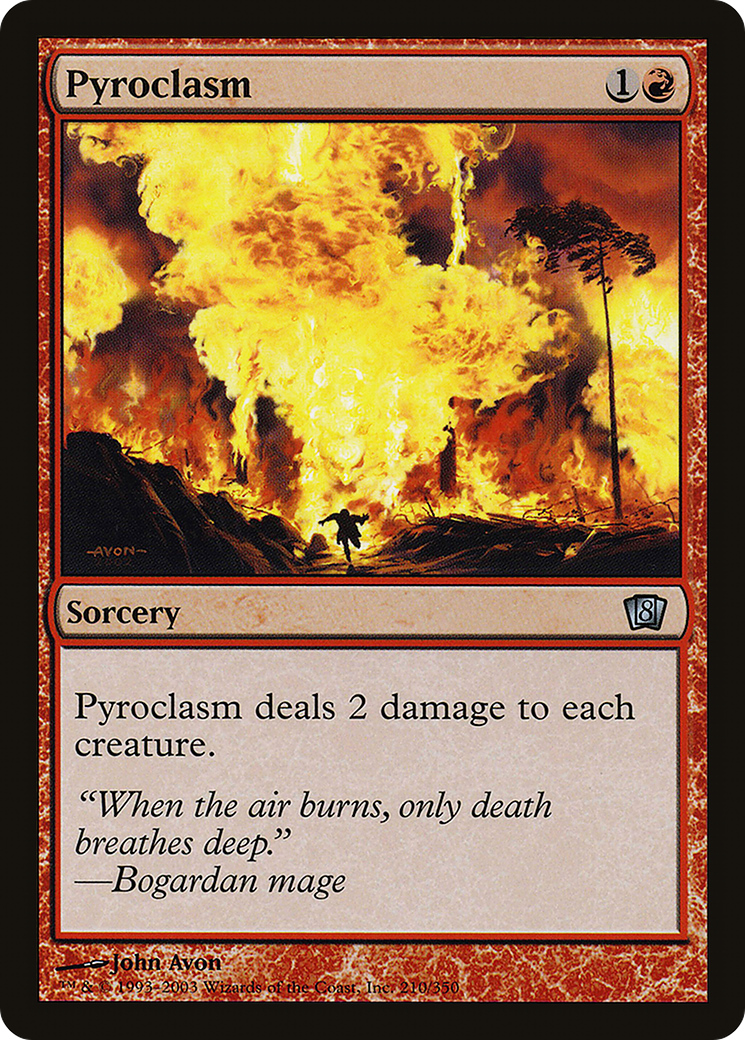 Pyroclasm (8ED-210) [8th Edition] Foil