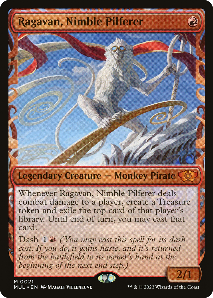 Ragavan, Nimble Pilferer (MUL-021) (Showcase) [Multiverse Legends] Foil