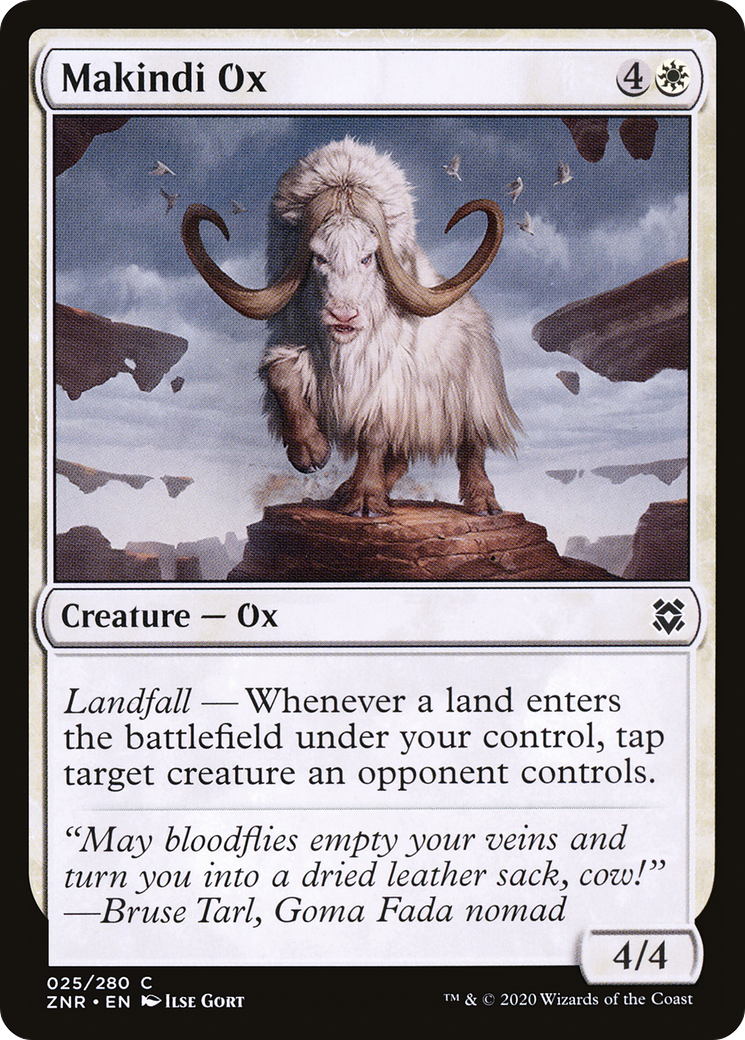 Makindi Ox - Foil [Zendikar Rising]