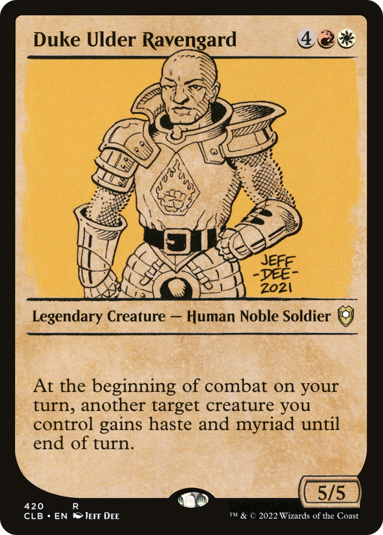 Duke Ulder Ravengard - Foil - Showcase [Commander Legends: Battle for Baldur's Gate]