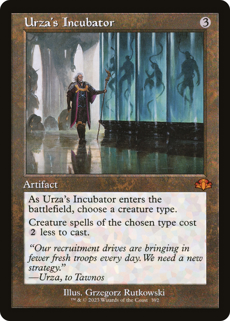 Urza's Incubator (Retro Frame) (DMR-392) [Dominaria Remastered] Foil