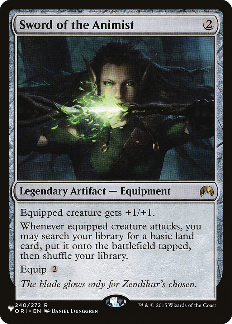 Sword of the Animist (ORI) (LIST-240) [The List]