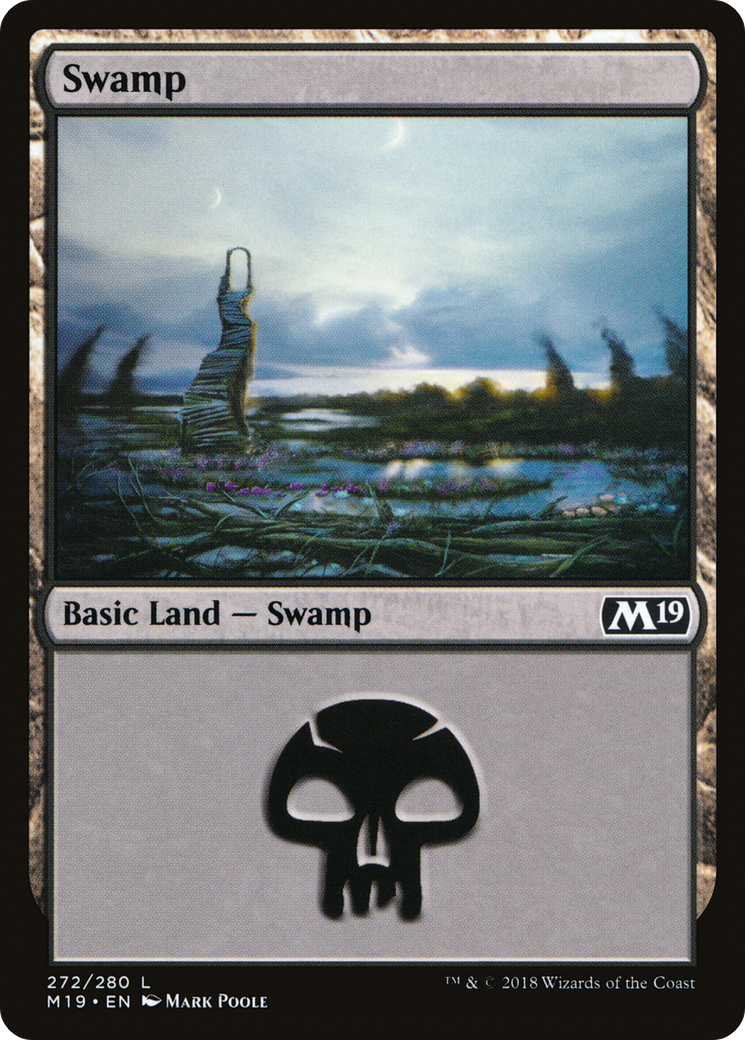 Swamp (M19-272) [Core Set 2019] Foil