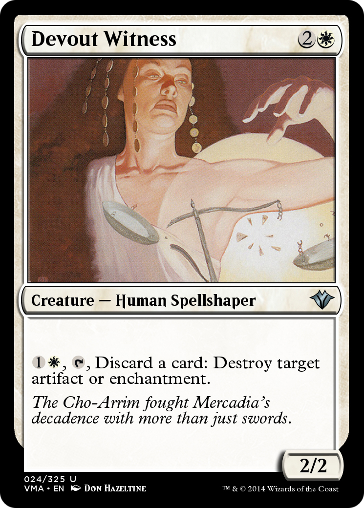 Devout Witness (VMA-024) [Vintage Masters]