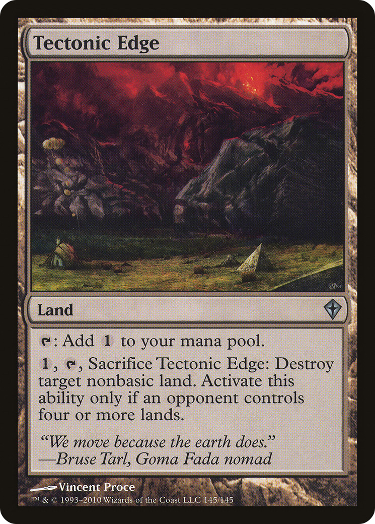Tectonic Edge (WWK-145) [Worldwake] Foil