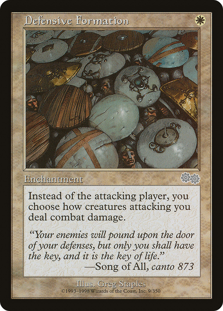 Defensive Formation (USG-009) [Urza's Saga]