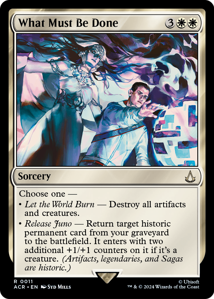 What Must Be Done (ACR-011) [Assassin's Creed] Foil