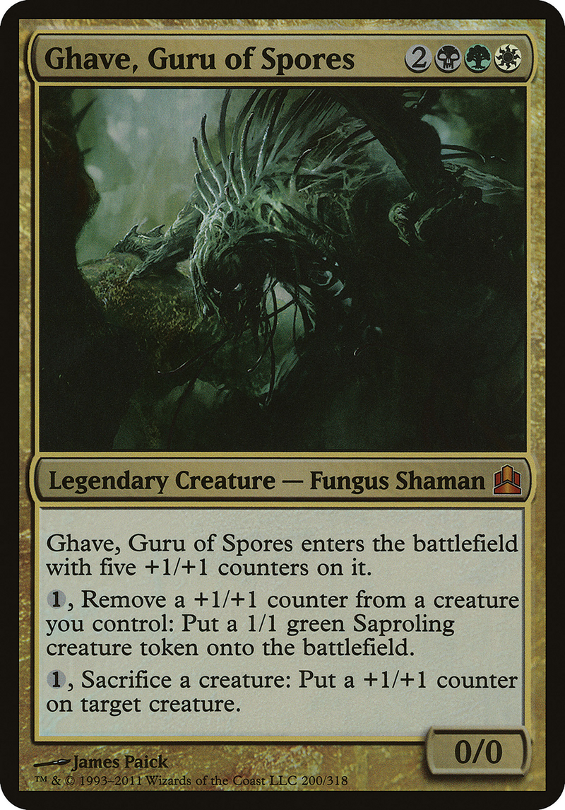 Ghave, Guru of Spores (Commander) (OVER-200) [Commander 2011 Oversized] Foil