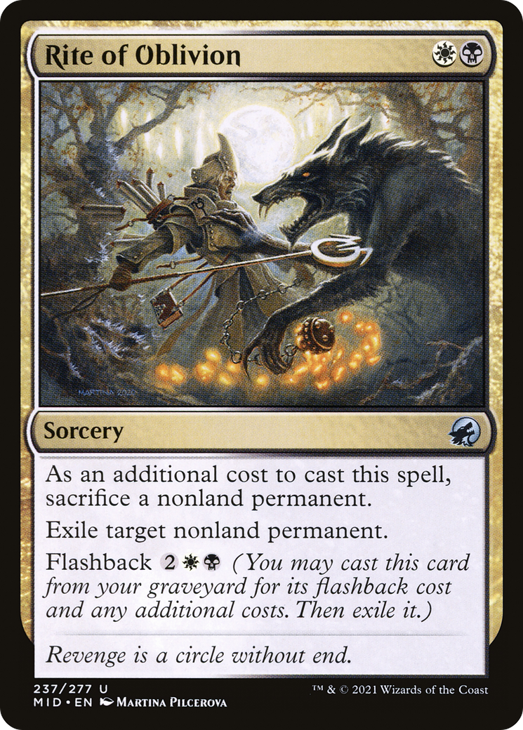 Rite of Oblivion (MID-237) [Innistrad: Midnight Hunt]
