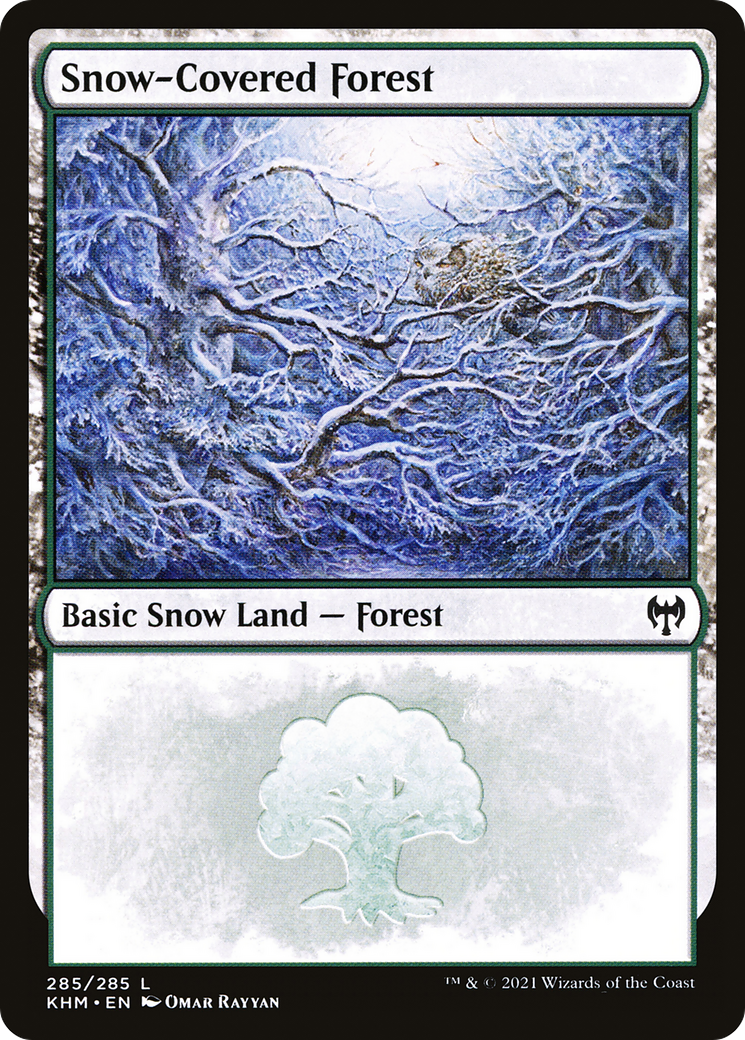 Snow-Covered Forest (KHM-285) [Kaldheim] Foil