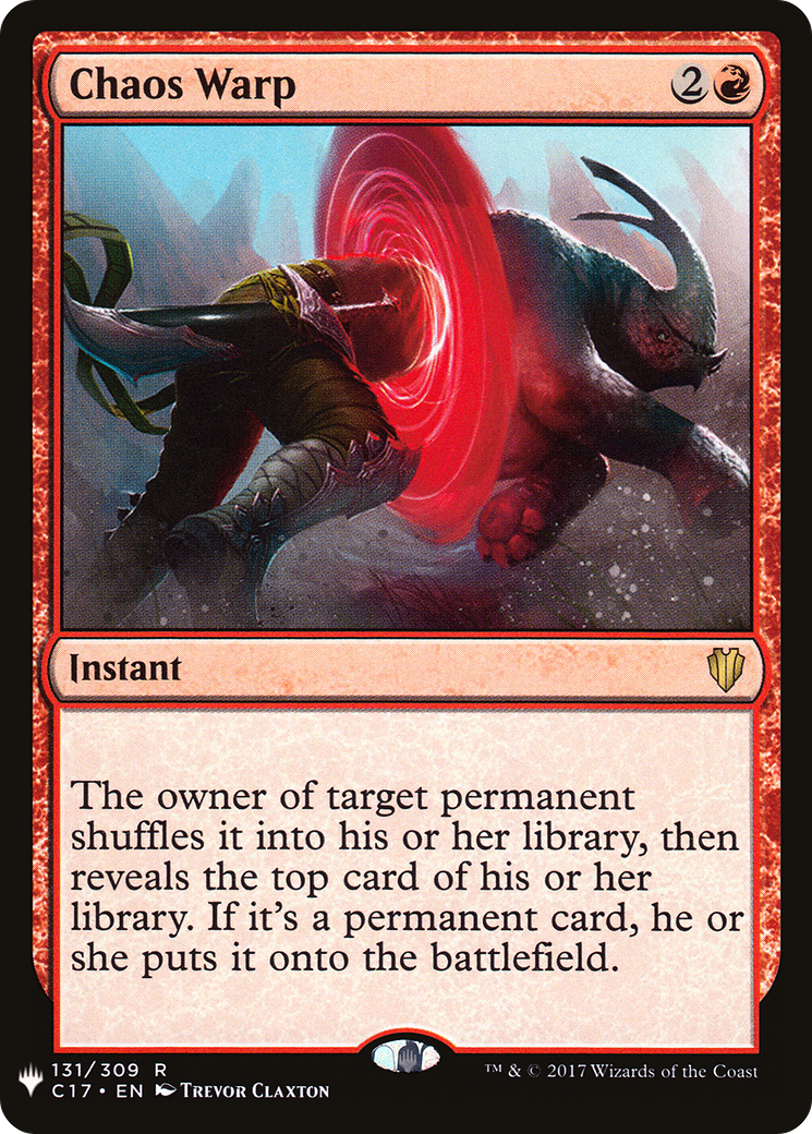 Chaos Warp (C17) (LIST-131/309) [The List]
