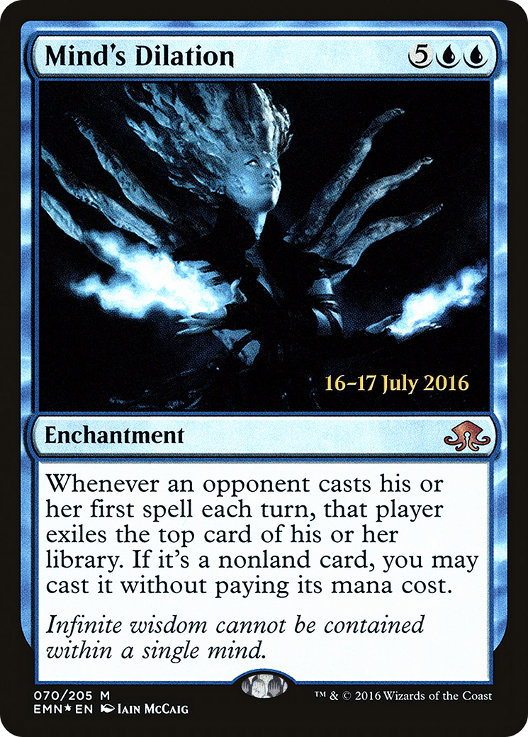 Mind's Dilation (PRE-070) [Eldritch Moon Promos] Foil