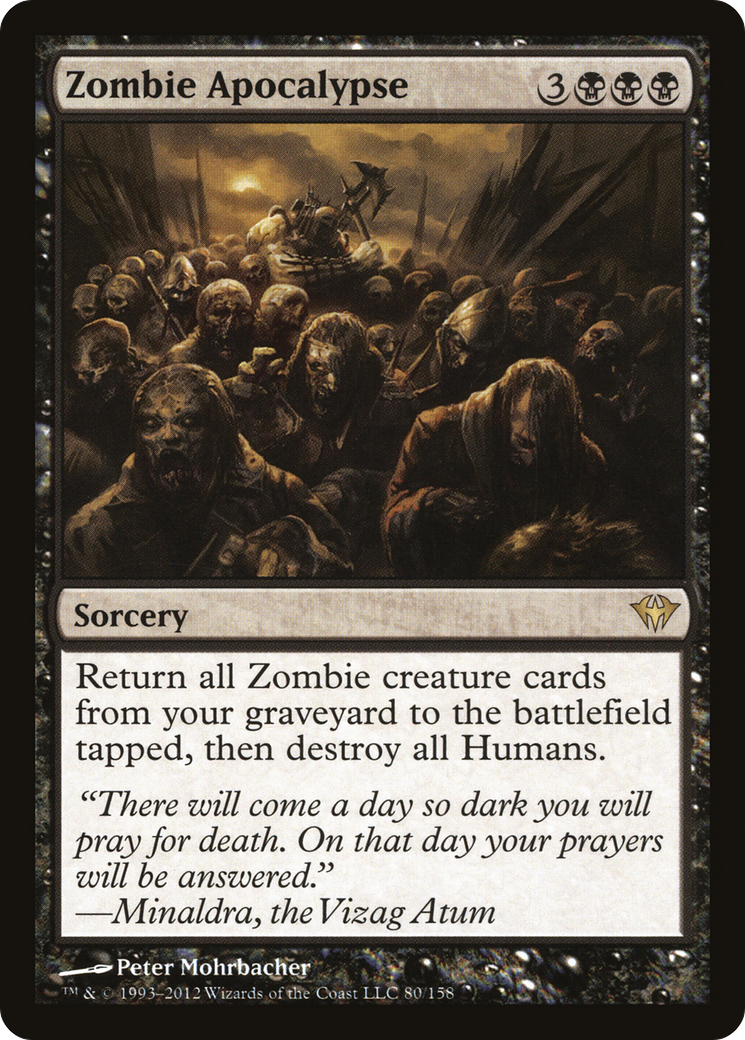 Zombie Apocalypse (DKA-080) [Dark Ascension] Foil