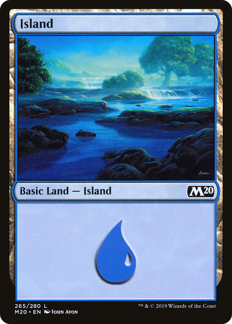 Island (M20-265) [Core Set 2020] Foil
