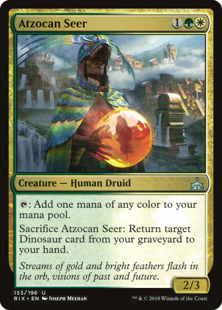 Atzocan Seer (RIX-153) [Rivals of Ixalan]