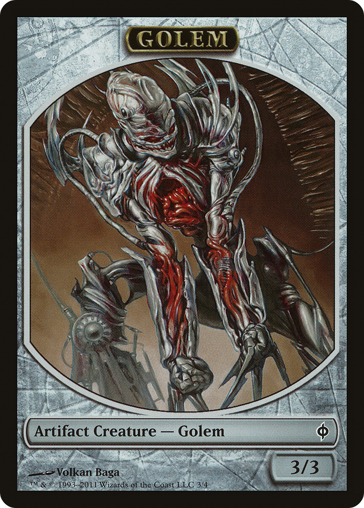 Golem Token (NPH-003) [New Phyrexia Tokens]