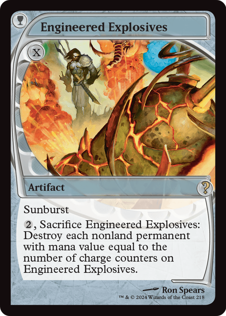 Engineered Explosives (Future Sight) (MB2-218) [Mystery Booster 2]