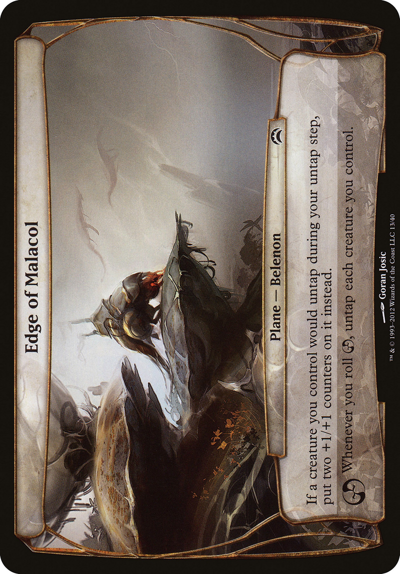 Edge of Malacol (Planechase 2012) (OVER-013) [Planechase 2012 Planes] Foil