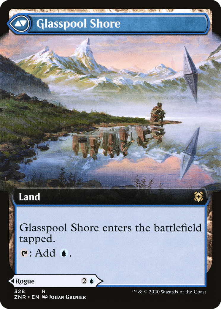 Glasspool Mimic (Extended Art) (ZNR-328) [Zendikar Rising] Foil