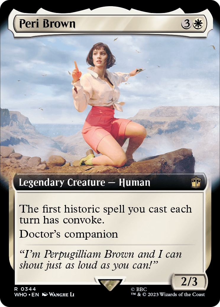 Peri Brown (Extended Art) (WHO-344) [Doctor Who]