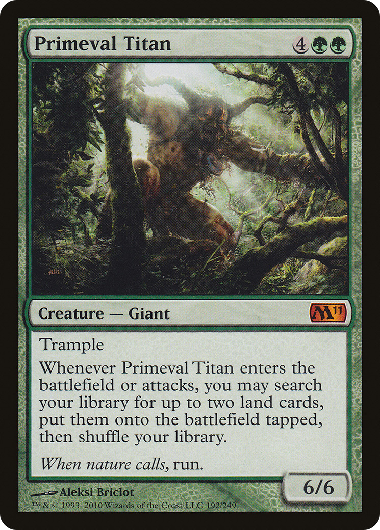Primeval Titan (M11-192) [Magic 2011] Foil