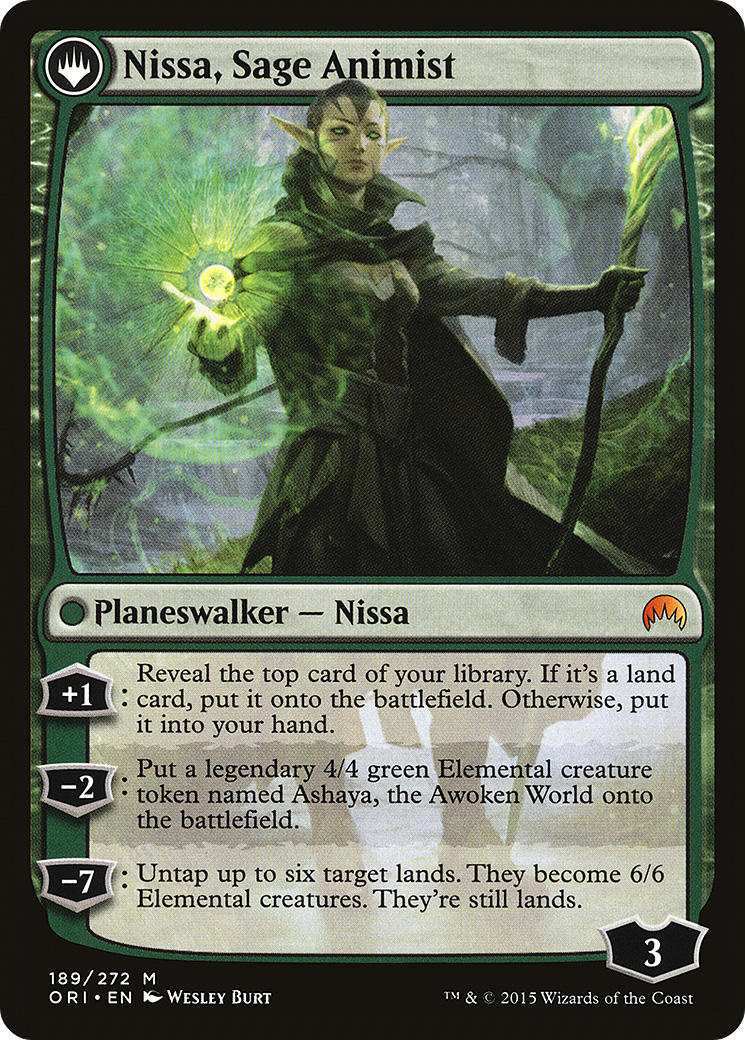 Nissa, Vastwood Seer (ORI-189) [Magic Origins] Foil