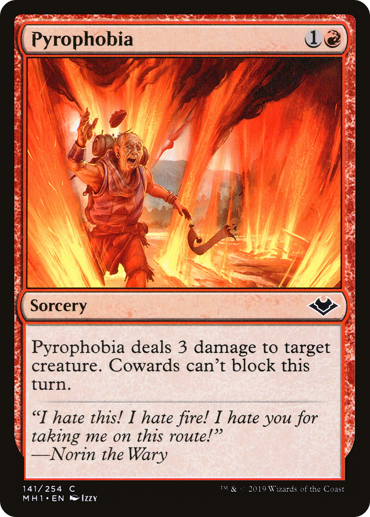 Pyrophobia (MH1-141) [Modern Horizons] Foil