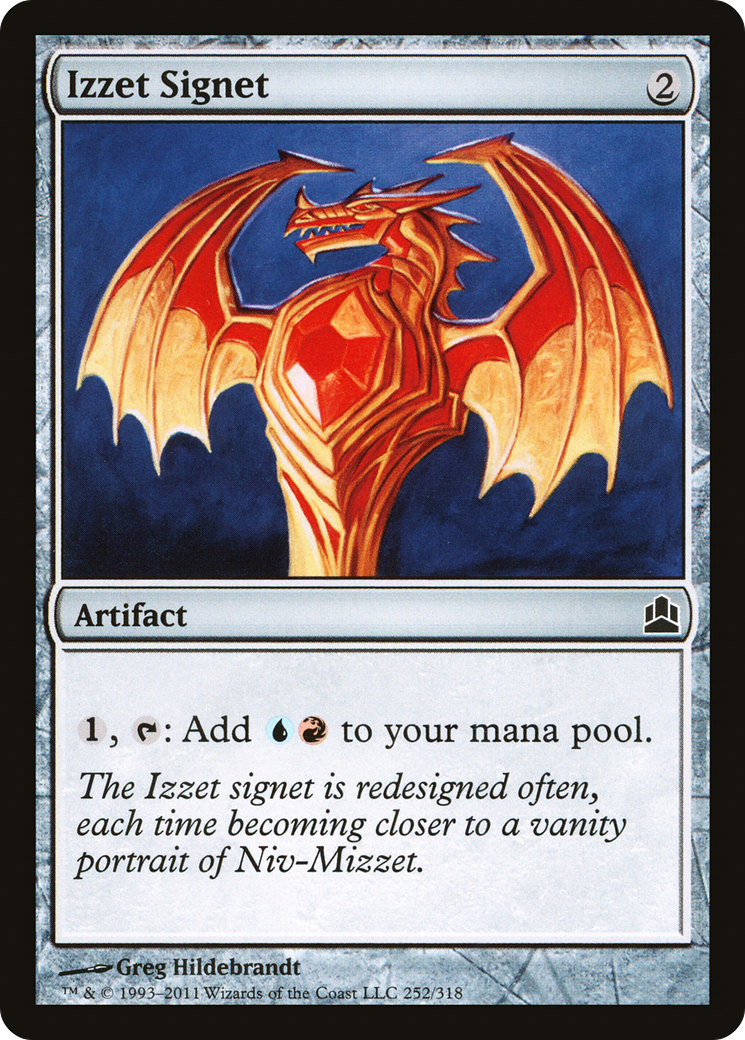 Izzet Signet (CMD-252) [Commander 2011]