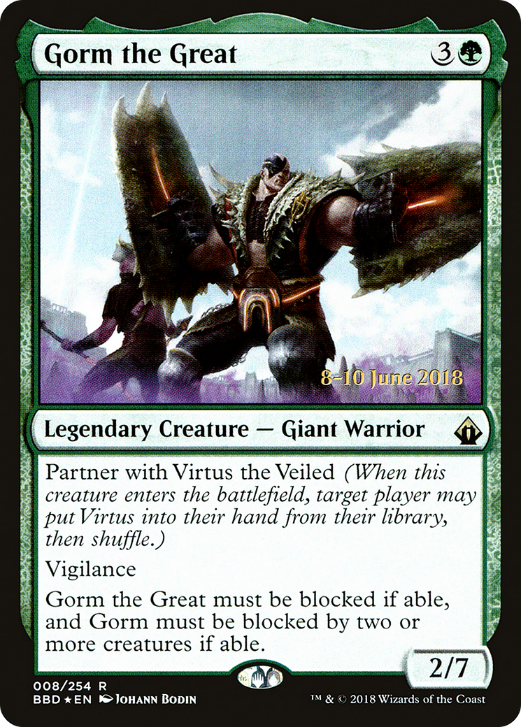 Gorm the Great (LARP-008) [Battlebond Promos] Foil